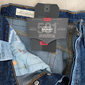Levi’s 501 High Rise Skinny Leg Jeans